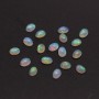 Cabochon opale ethiopian ovale 7x9mm x 1pc