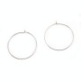 Argent 925 Clou D'oreille créole 35mmX  2pcs 