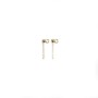 Clous d'oreilles boule avec anneau en Gold Filled 2mm x 2pcs