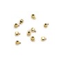 Bélière plaquée par "flash" or sur laiton 6.5x8mm x 10pcs
