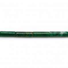 Jade verdite tube 4x13mm x 40cm