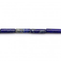 Lapis lazuli tube 4x13mm x 40cm