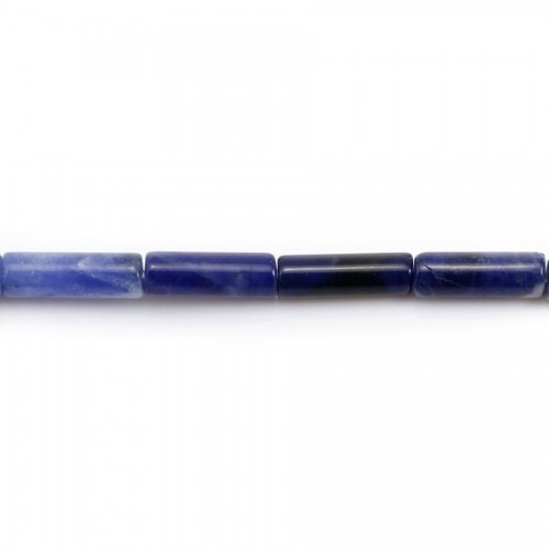 Sodalite tube 4x13mm x 40cm