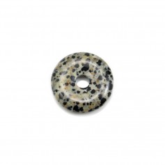 Donut jaspe dalmatien 25mm x 1pc