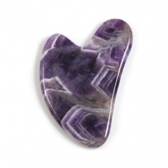 Gua Sha masseur en Améthyste x 1pc