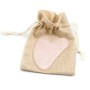 Gua Sha masseur en Quartz rose x 1pc