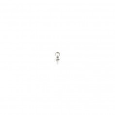 Bélière coupelle pour perle semi-percée en metal 3mm x 10pcs