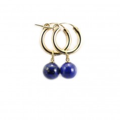 Boucle d'oreille multi pierre