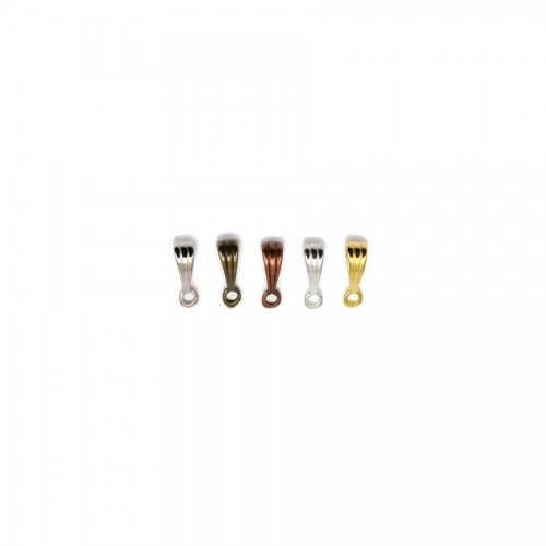 Bélière avec anneaux 13.9x6.2mm x 10pcs