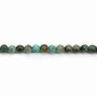 Turquoise africaine ronde 4mm x 28pcs