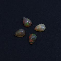 Cabochon opale ethiopian goutte 8x11mm x 1pc