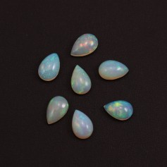 Cabochon opale ethiopian goutte 8x12mm x 1pc