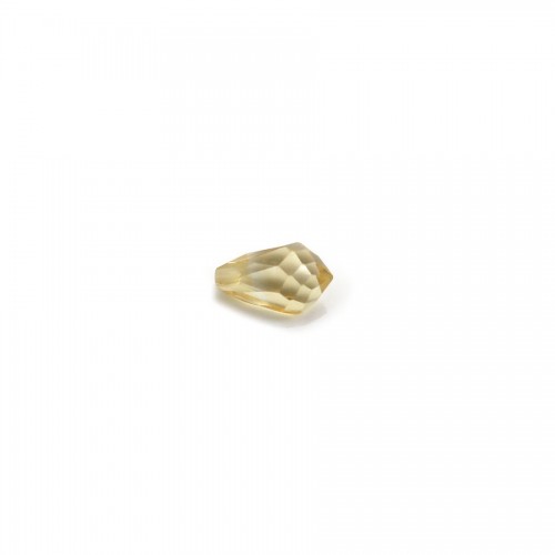 Pendente de citrinos, forma de gota facetada x 1pc