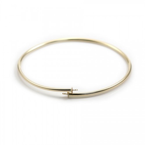 Bracelet jonc en gold filled 65mmx2.2mm x 1pc