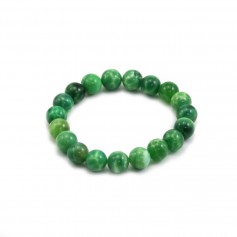 Bracelet agate paon 10mm