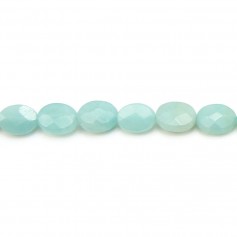 Amazonite ovale facette 6x8mm x 6pcs