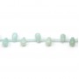 Amazonite in the shape of drop 6x9mm x 39 cm