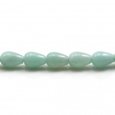 Amazonite Goutte Ronde  8x12mm x 40cm