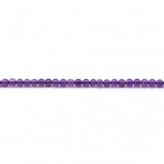 Round amethyst 2mm  x 40cm