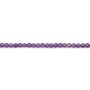 Amethyste violette, de forme ronde plate facetté, 2.5mm x 10pcs