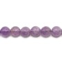 Jade purple Round faced 12mm x 40cm
