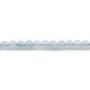 Aigue-Marine Rond 4mm x 10 perles