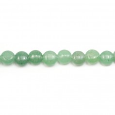Aventurine ronde plate 6mm x 40cm