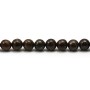 Bronzite of round shape, measuring 6mm, x 40cm