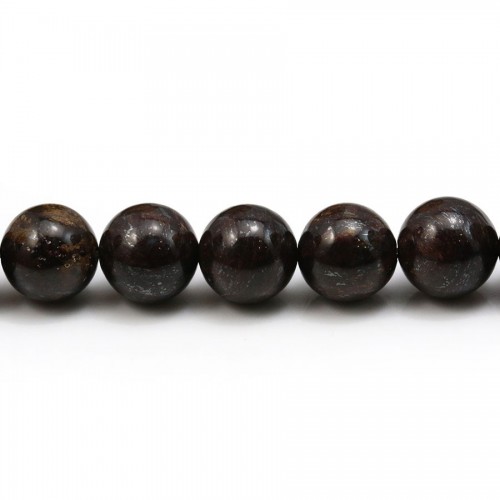 Bronzite of round shape, measuring 10mm x 4pcs