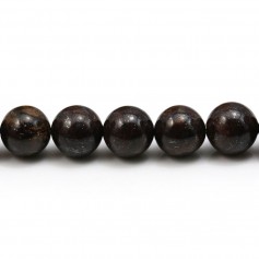 Bronzite de forme ronde, mesurant 10mm x 4pcs