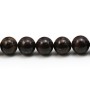 Bronzite de forme ronde, mesurant 10mm x 4pcs