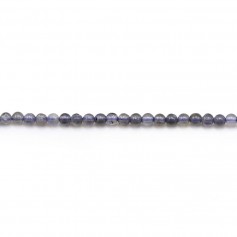 Cordiérite (Iolite) ronde 2mm x 40cm