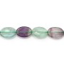 Fluorite faceted oval