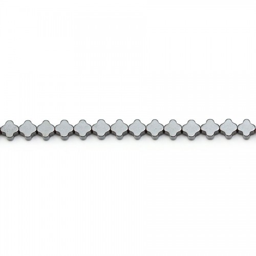 Hematite heart 4mm x 40cm 