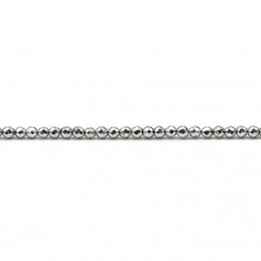 Hematite Ronde Facette 3mm x  20 st