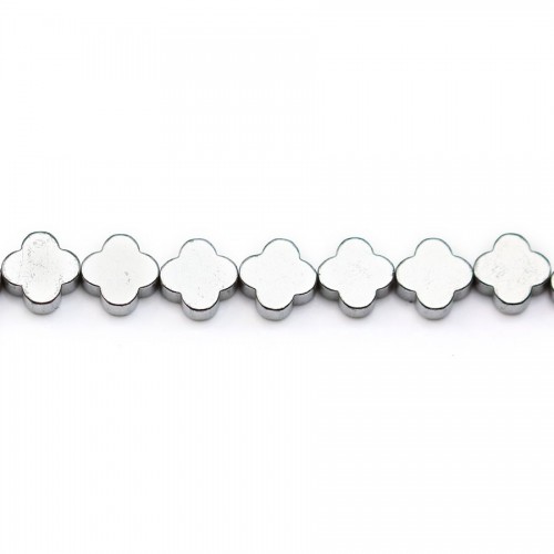 Hematite heart 4mm x 40cm 