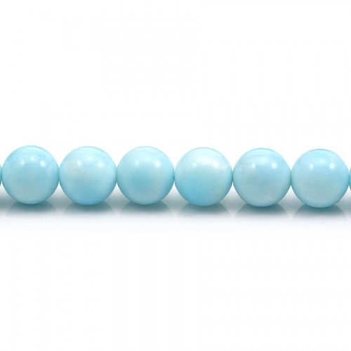 Hemimorphite in light blue color, 8mm x 40cm