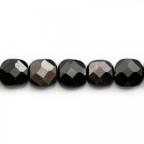 Hypersthene, en forme de carré facetté 6mm x 39cm