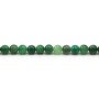 Green round jade 4mm x 40cm