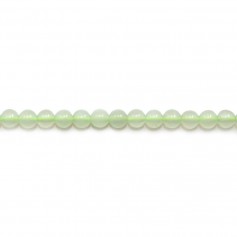 Green jadeite round 6mm x 40cm