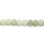 Jadeite vert ronde 6mm x 40cm