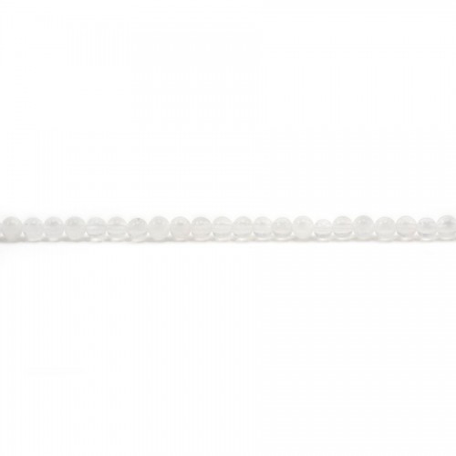 Jade blanc rond 2mm x 40cm