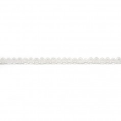 Jade blanc rond 2mm x 40cm