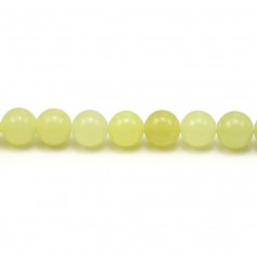 Jade lemon rond 6mm x 40cm