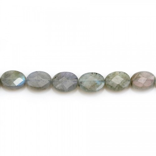 Labradorite ovale facette 6x8mm x 5pcs