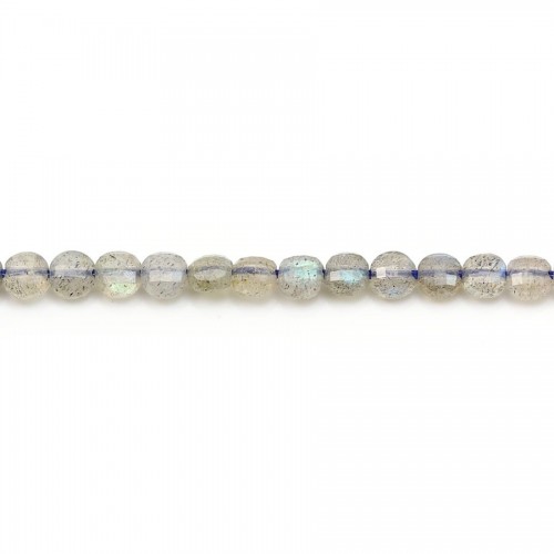 Labradorite redondo facetado 4,5mm x 39cm