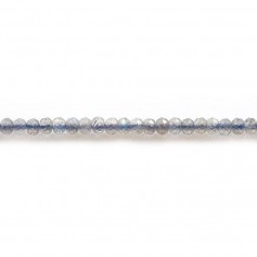 Labradorite gray color,  in shape of a tube, and various sizes x 35cm