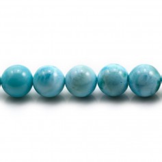 Larimar rond 11mm x 40cm