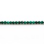 Malachite ronde facette 3mm x 40cm