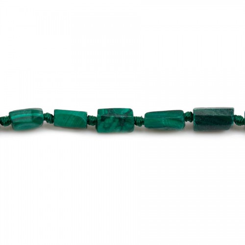 Malachite baroque 5x9mm x 40cm